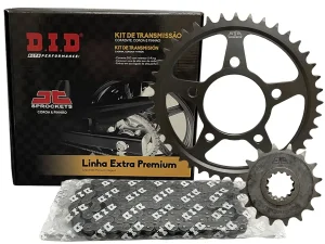 Kit Coroa e Pinhão Kawasaki ZX 10R (Passe 525 Z17/39D) - Durag